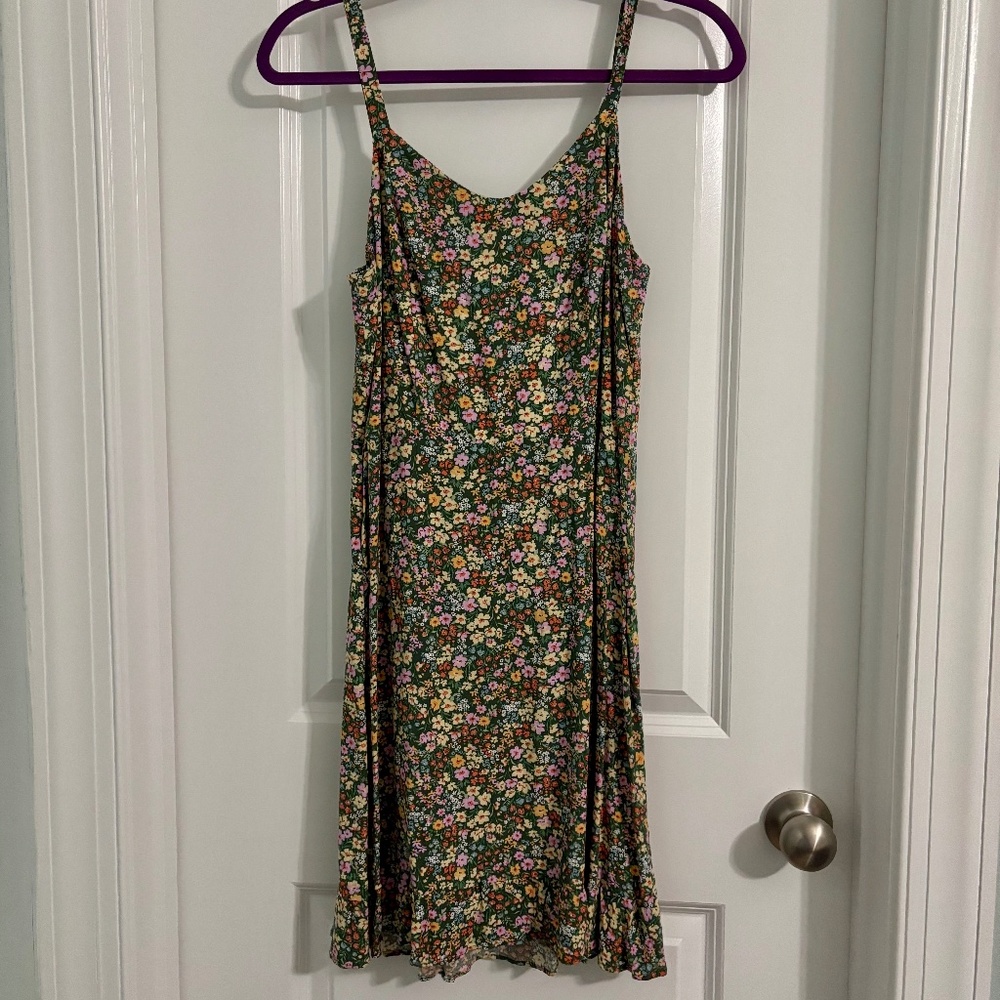 Floral Strappy Old Navy Dress (size Medium Tall)